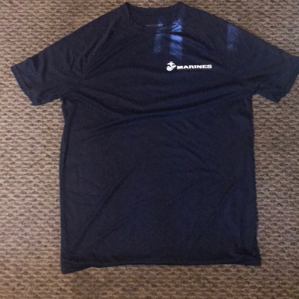 Dark blue marines dry fit shirt